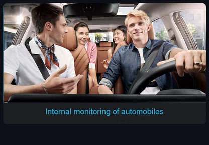 4 Channel Hidden Tachograph 4K Ultra HD Mini Dash Cam – Four Cameras with Rear View DVR, 24H Parking Monitor, BlackBox Video Recorder