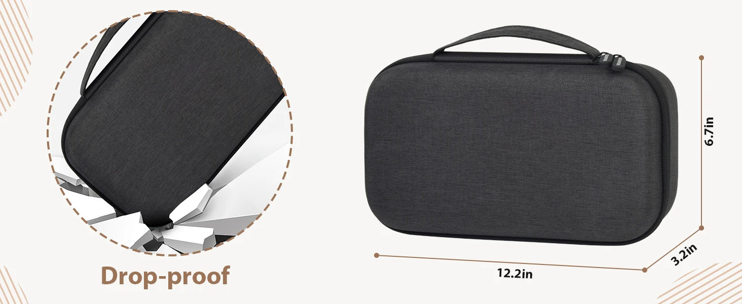 Travel Sunglasses Organizer Case for Quay Polarized Sunglasses – Men & Women Trendy Sunglass Storage Holder (Bag Only)