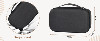 Travel Sunglasses Organizer Case for Quay Polarized Sunglasses – Men & Women Trendy Sunglass Storage Holder (Bag Only)