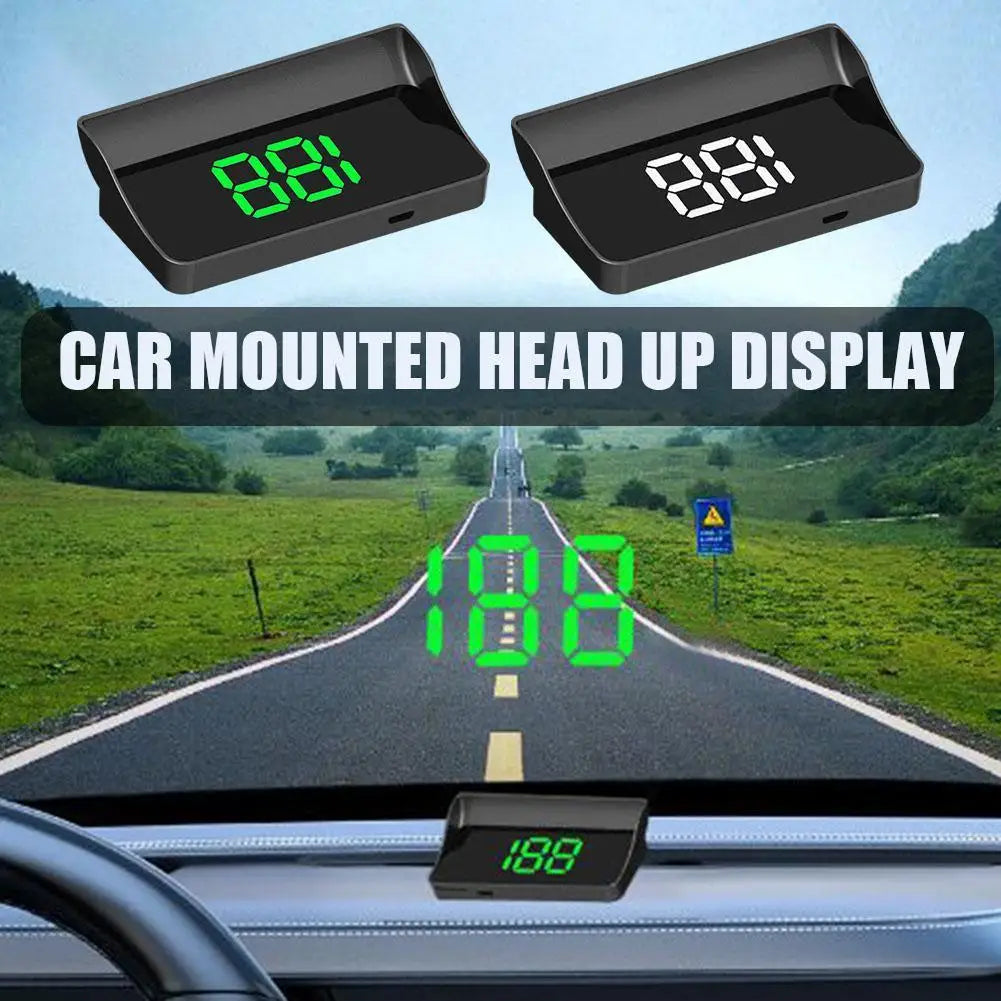 Car Head-Up HD Display GPS Speedometer – Digital HUD Windshield Projector for All Cars, Auto Electronics Accessory