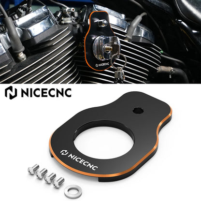 Harley Street Glide Ignition Key Switch Bracket – Compatible with 2006-2023 Road King, FLHR/XS, Electra Glide Ultra, Tri Glide