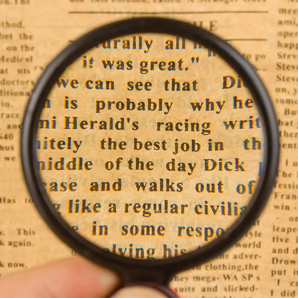 10X Folding Magnifier – Portable Handheld Loupe for Jewelry & Reading, Mini Pocket Lens for Elderly (50/60/70mm)