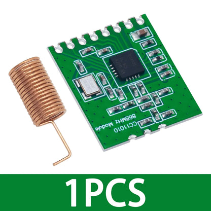 CC1101 Wireless Module - 10mW, 433MHZ/868MHZ, Long Distance Transmission 300-1000M with SMA Antenna, Wireless Transceiver