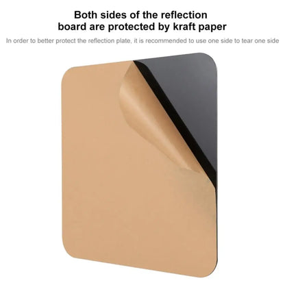 Acrylic Reflection Board — White & Black Photographic Display Prop for Light Box Accessories, Photo Reflection Background