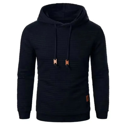 Warm Men's Solid Color Hoodie - Oversized Sweatshirt with Zipper, Paired Hoodies for Men & Women