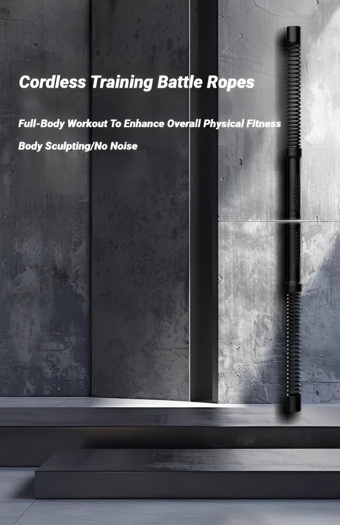 Ergonomic Strength Training Bar – Stainless Steel Biceps & Triceps Muscle Expander