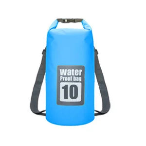 Outdoor PVC Waterproof Dry Bag – 5L/10L/15L/20L/30L Storage Sack for Canoe, Kayak, Rafting, Swimming & Travel