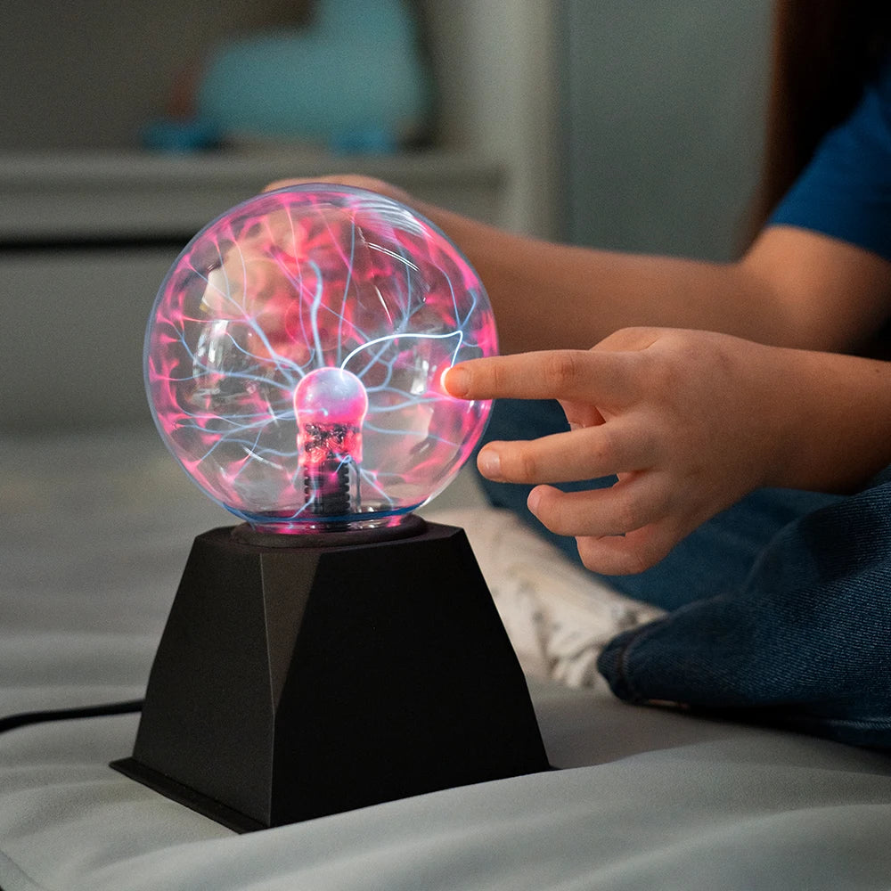 Magic Crystal Plasma Ball Lamp – LED Night Light for Kids, Bedroom & Gifts (3–8 Inch)
