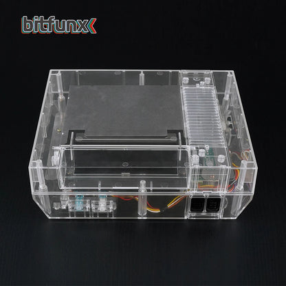 Bitfunx Transparent Replacement Shell – Protective Housing for NES Nintendo Console