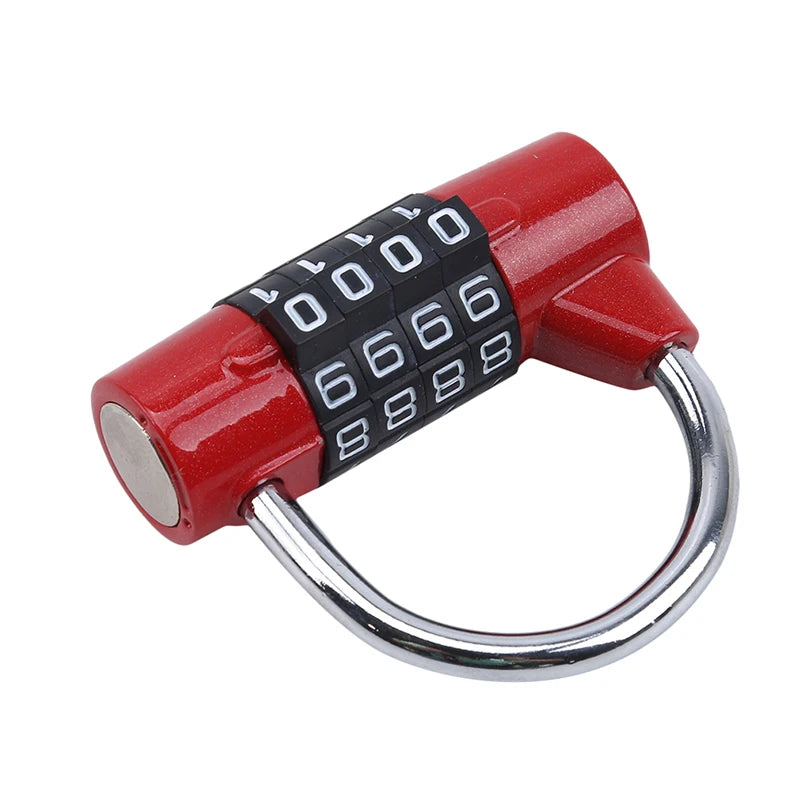 Multifunctional 4-Digit Combination Padlock – Security Lock for Gym Lockers, Luggage, Cabinets, Toolboxes, and Doors