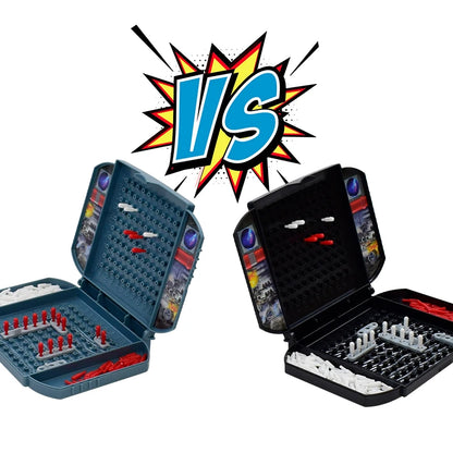 Children's Warship Sea Ship Board Game – Classic Two-Player Battleship Naval Combat Strategy Game for Kids