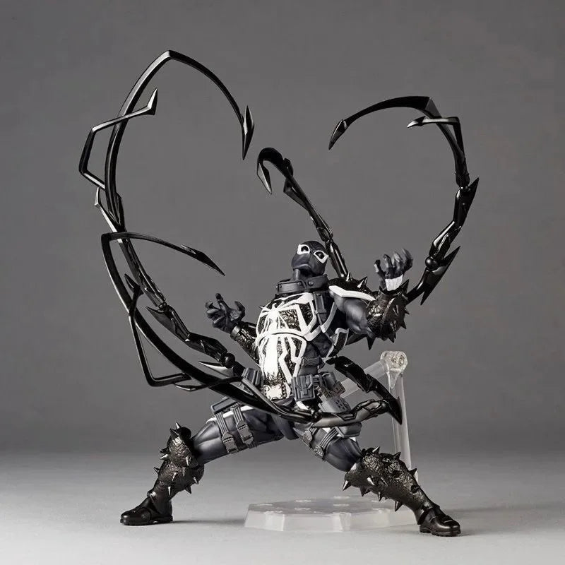 Venom Revoltech Amazing Yamaguchi Agent Venom Figure - Eugene Thompson Anime Model for Collection & Gifts