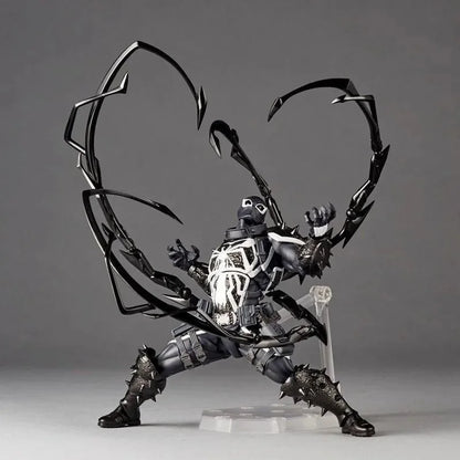 Venom Revoltech Amazing Yamaguchi Agent Venom Figure - Eugene Thompson Anime Model for Collection & Gifts
