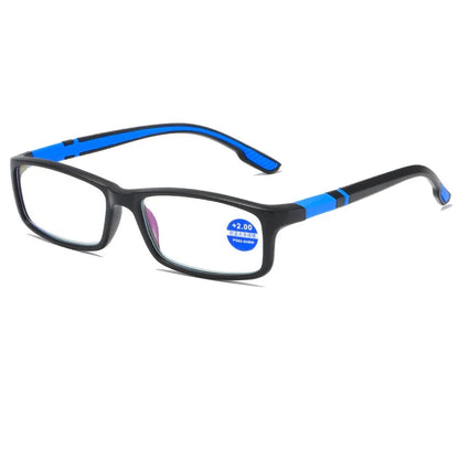 Sports Reading Glasses - Anti-Blue Light TR90 Frame Eyewear for Men & Women (+100 to +400)