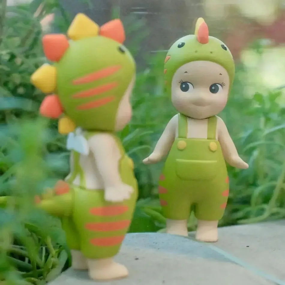 Sonny Angel Dinosaur Series – Cute Hippers Harvest Hippie Doll, Trendy Car Phone Ornament & Children's Toy Gift