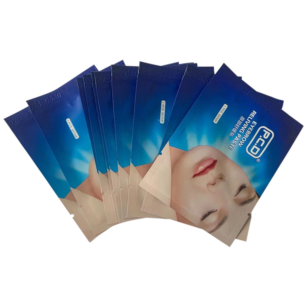 60pcs PCD Paste Mask – Semi-Permanent Makeup & Tattoo Pain Relief Cream with Moisturizer for Eyebrow, Lip, and Body Art
