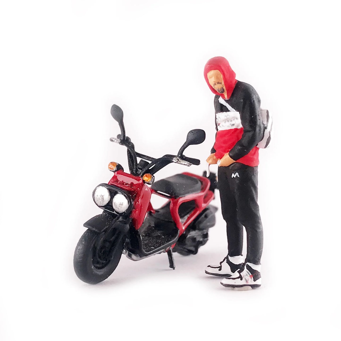 RM 1:64 City Motorcycle Mini Figure Model – Micro Scene Collectible Toy