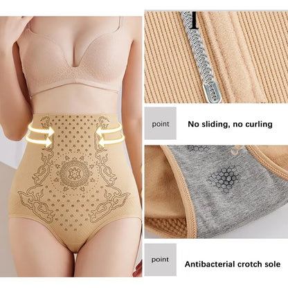 Women's Sexy High Waist Bodyshaper Panties: Unique Fiber Restoration Contour Underwear - Slimming Body Shapewear for Burning Tummy Bodysuit