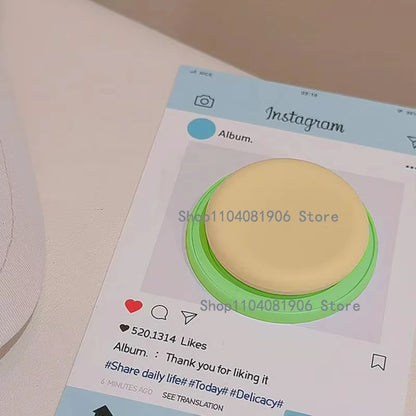 Cute Macaron Silicone Magnetic Phone Stand - Round Grip Holder for iPhone 15, iPad, MagSafe, and Smart Tok