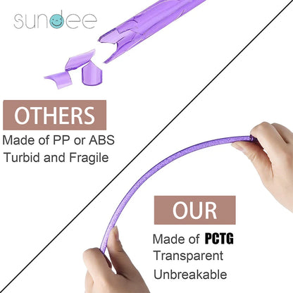 12Pcs Colorful Glitter Reusable Drinking Straws - 11-Inch Eco-Friendly Plastic Straws with Cleaning Brush, Assorted Mixed Colors Set