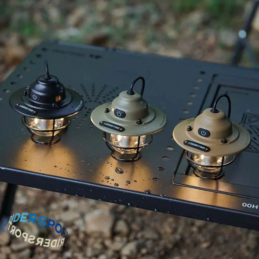 ShineTrip Outdoor Vintage Pendant Light - Portable Rechargeable Camping Ambient Light for Tents