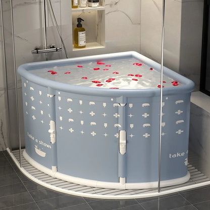 Portable Foldable Bathtub – Collapsible Home Spa Bath for Adults & Kids, Travel & Camping Space-Saving Design