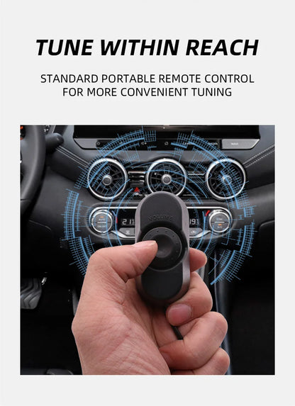 10 Inch Car Audio Subwoofer – 150W RMS Active Stereo, High Power Pure Bass Slim Speaker for Under-Seat Installation