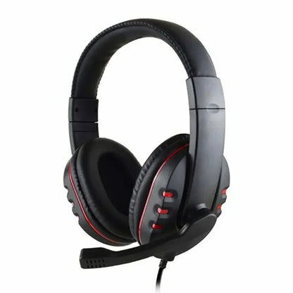Upgraded Wired Gaming Headset with Mic – Noise-Cancelling Headphones for PC, PS4/PS5, Switch & Laptop