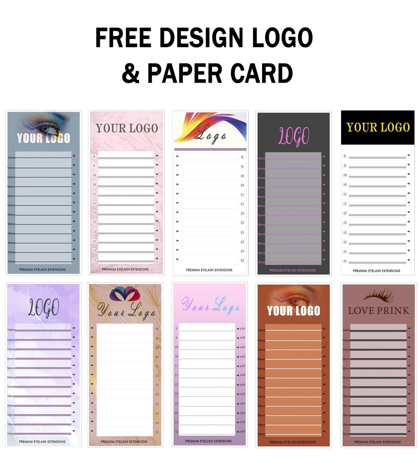 CoMango Wispy Premade Volume Lash Fans – 3-10D Individual Short Stem Faux Mink Russian Eyelash Extensions, 320 Fans