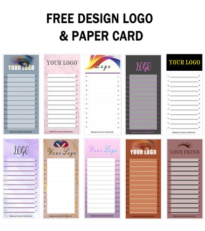 CoMango Wispy Premade Volume Lash Fans – 3-10D Individual Short Stem Faux Mink Russian Eyelash Extensions, 320 Fans