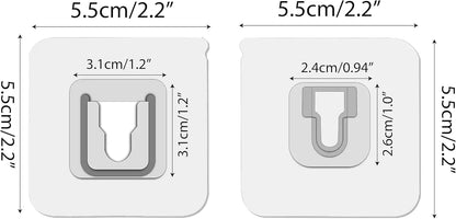 Double-Sided Transparent Suction Cup Wall Hooks – Strong Adhesive Hangers for Kitchen & Bathroom Storage