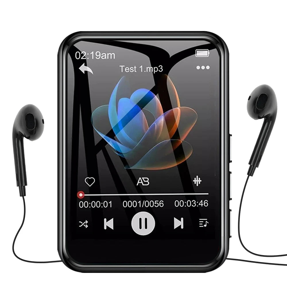 32GB MP3 Player with 2.4" Touch Screen & Bluetooth 5.4 – HiFi Music Player with Speaker, Recorder, Ebook & Photo Viewer