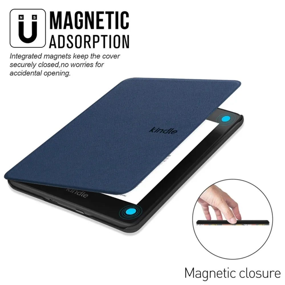 Kindle Paperwhite 2024 Case - Magnetic Protective Shell Pouch for 12th Gen & Colorsoft 7" Model No. SA569P SA568B