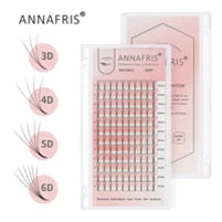 ANNAFRIS 50pcs Disposable Eyelash & Eyebrow Brushes — Soft Crystal Lash Extension Mascara Wands Makeup Tools