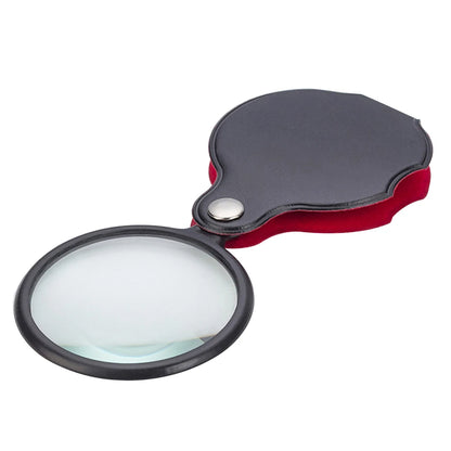 10X Folding Magnifier – Portable Handheld Loupe for Jewelry & Reading, Mini Pocket Lens for Elderly (50/60/70mm)