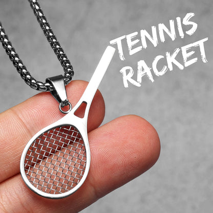 Messi, Ronaldo, Mbappé Football Jersey Necklace – Stainless Steel Dumbbell Pendant Chain for Men, Punk Gym Style