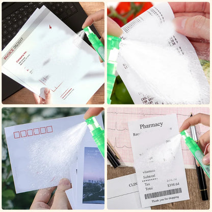 Elimination Privacy Spray Pen - Thermal Paper Corrector for Data Protection, Correction Fluid, Portable Express Tool