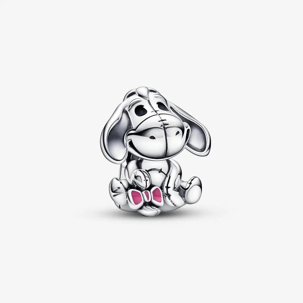 MINISO League of Legends Mickey & Minnie 925 Sterling Silver Charm – Beads Fit for Pandora Bracelet, Ladies Jewelry