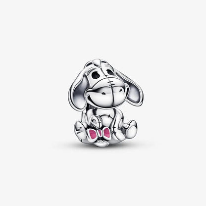 MINISO League of Legends Mickey & Minnie 925 Sterling Silver Charm – Beads Fit for Pandora Bracelet, Ladies Jewelry