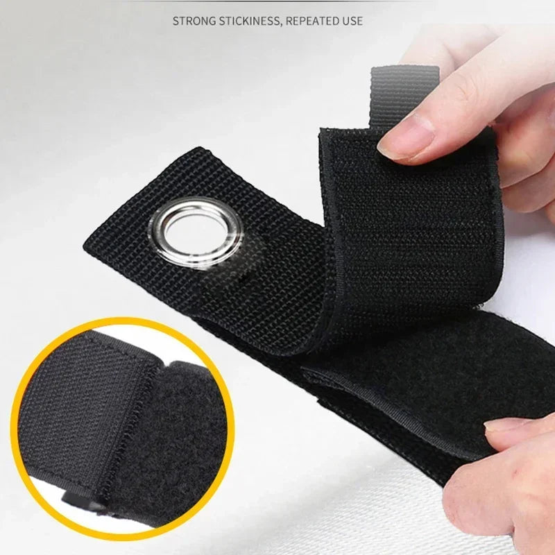 4pcs Heavy-Duty Storage Straps – Reusable Cable, Hose & Extension Cord Organizer for Garage