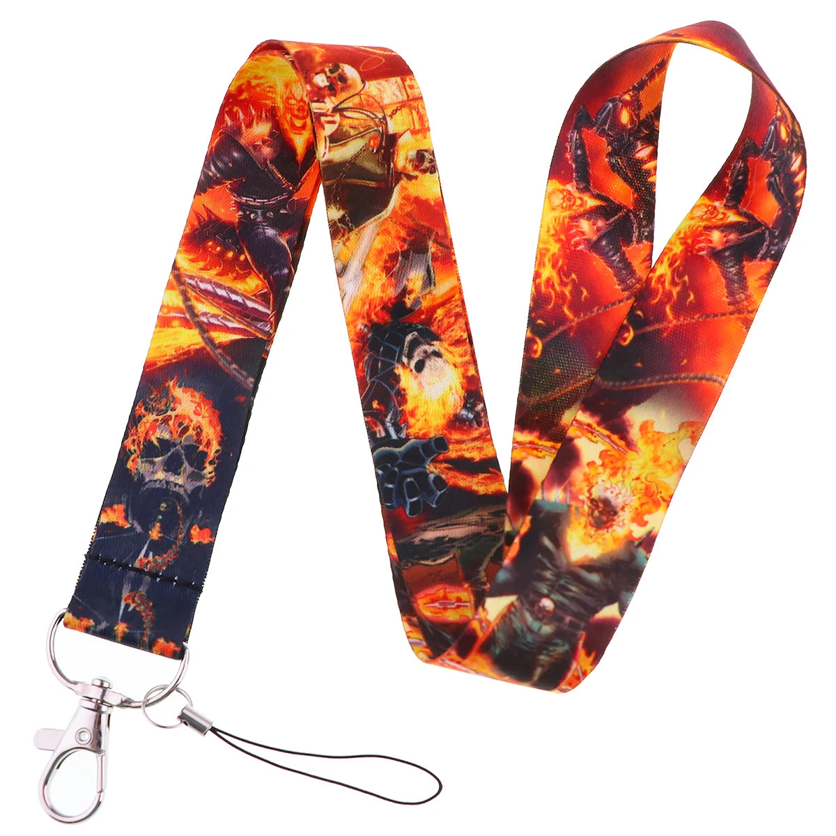 Cartoon Credential Holder Keychain – Cool Lanyard for Key, ID Card, Gym Badge & Cosplay Gift