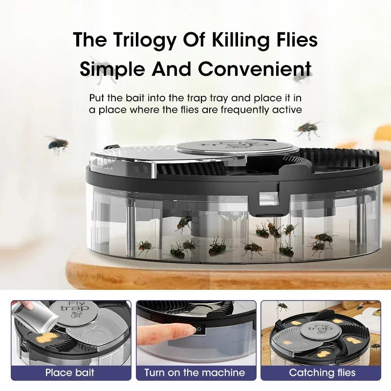 USB Electric Fly Trap — Automatic Insect Catcher & Pest Control Device for Flies