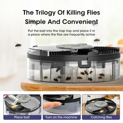 USB Electric Fly Trap — Automatic Insect Catcher & Pest Control Device for Flies