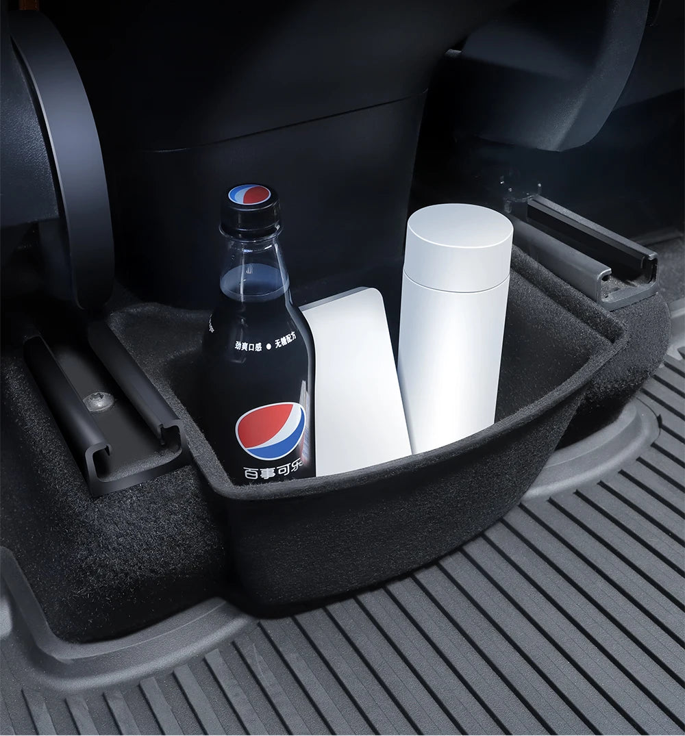 YZ Storage Box for Tesla Model 3 & Model Y – Center Armrest Hidden Box & Cup Holder Organizer, 2023-2022 Car Accessories