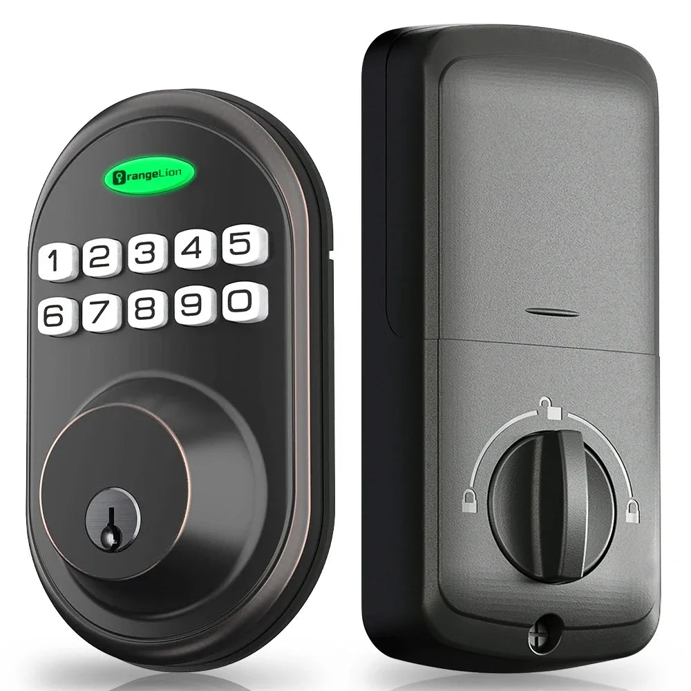 EUUKAIHG Keyless Entry Door Lock – One-Touch Deadbolt with Keypad & Auto Lock