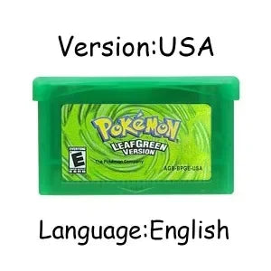 GBA Pokémon 32-Bit Game Cartridges – Emerald, FireRed, LeafGreen, Ruby & Sapphire, Multi-Language
