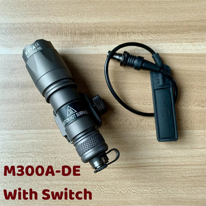 Tactical Surefire M300/M600B/M600C Gun Light – Rifle & Pistol Scout Flashlight, Picatinny Rail Mount, Hunting Torch