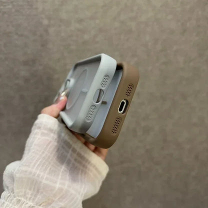 Luxury Matte MagSafe Transparent Case — Shockproof Magnetic Bumper Cover for iPhone 11–17 Pro/Max/Plus/Air