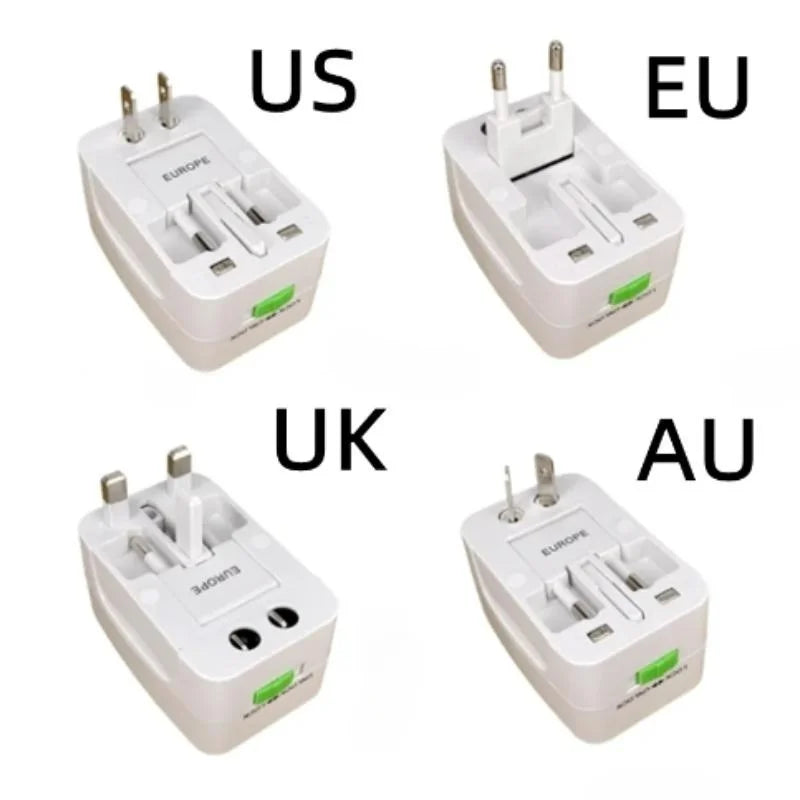 Congo Plug Universal Power Plug Adapter - International Travel AC Charger Convert ...