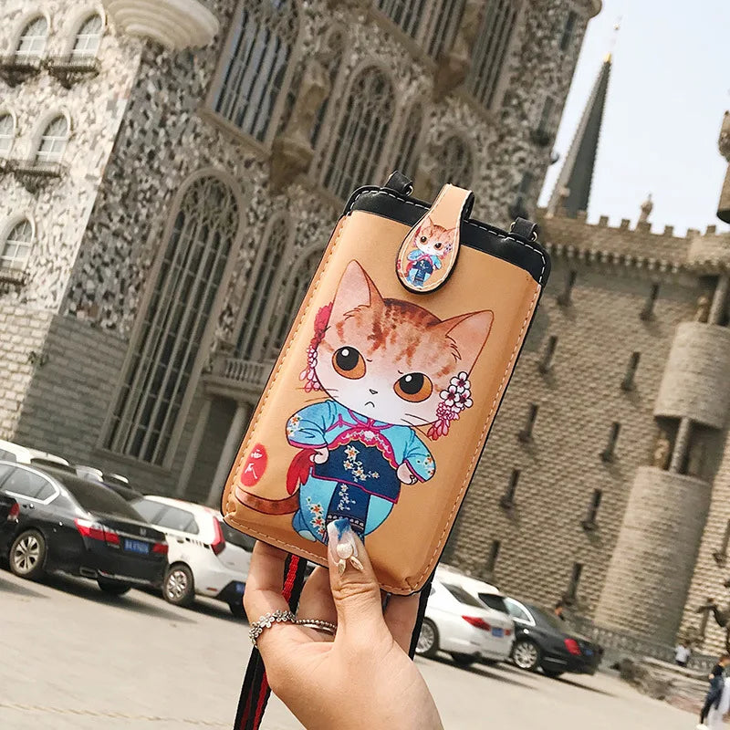 New Casual PU Leather Women's Handbag: Messenger Shoulder Bag Phone Purse | Fashion Ladies Crossbody Bags